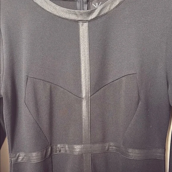 Kardashian Kollection Elegant Black Long Sleeve Dress - Picture 7 of 7